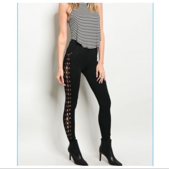 ✨LAST ONE ✨Lace up pull on chic pants - Picture 2 of 5